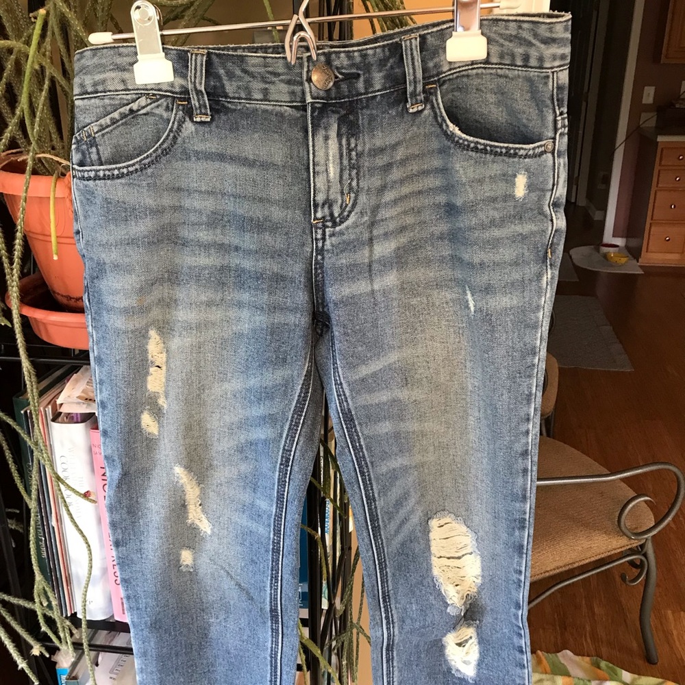 Size 26 Free People Cropped Jeans.